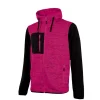 Felpa da lavoro rainbow black/fucsia, tg m