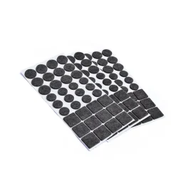 Feltrini adesivi assorititi marroni 108 pz.