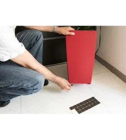 Feltrini adesivi assorititi marroni 108 pz.