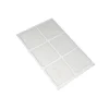 Feltrini adesivi quadrati 30 x 30 mm. - bianco - 6 pz.