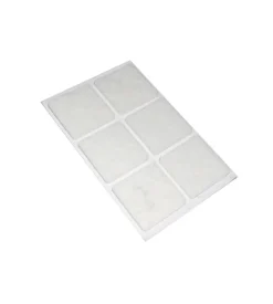 Feltrini adesivi quadrati 30 x 30 mm. - bianco - 6 pz.