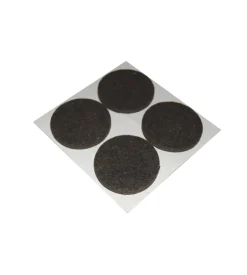 Feltrini adesivi tondi ø 35 mm. - marrone - 4 pz.