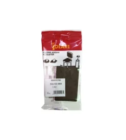 Feltrino adesivo rettangolare 50 x 100 mm. - marrone - 1 pz.