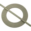 Fermaglio cerchio raccoglitenda in legno cm 17  - colore argento.