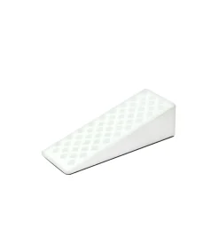 Fermaporte adesivi a cuneo - bianco - 4 pz.