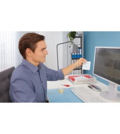 Film invisible transparent tape, 10m:19mm + 1 disposable dispenser