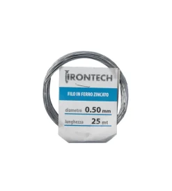 Filo di ferro zincato ø 0,50 mm. 25 mt.