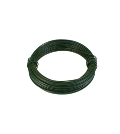 Filo di ferro zincato rivestito pvc verde ø 3,0 mm. 100 mt.