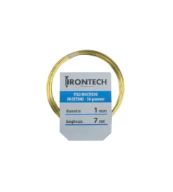 Filo di ottone cotto ø 1,0 mm. 7 mt.