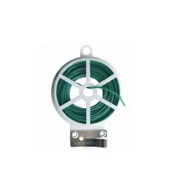 Filo per giardinaggio in ferro plastificato verde su dispencer 30 mt.