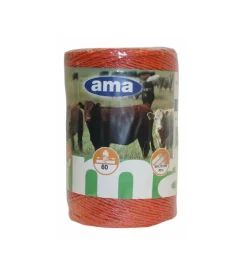 Filo per recinto elettrico ama arancio ø 0,16mm x 250mt 2 pezzi