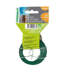 Filo tondo acciaio plastificato bobina m50