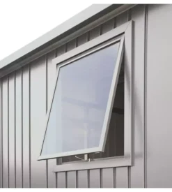 Finestra per casetta europa argento metallizzato - biohort. 43060