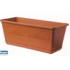 Fioriera balconella cm 60 c/sottovaso terracotta