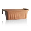 Fioriera da balcone bama "rondine" terracotta 50 cm