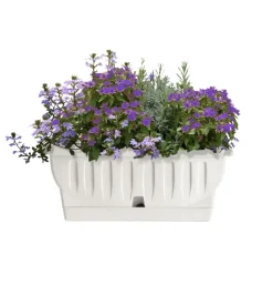 Fioriera natura cm 30 bianco