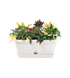 Fioriera natura cm 30 bianco