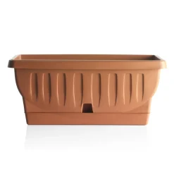 Fioriera natura cm. 30 terracotta