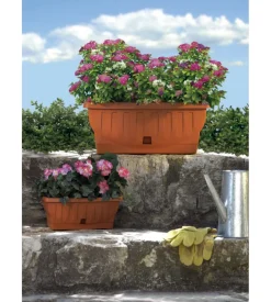 Fioriera natura cm. 30 terracotta