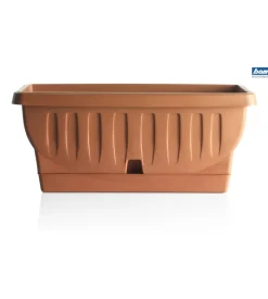 Fioriera natura cm. 40 terracotta