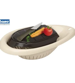 Folia scolatutto con tagliere