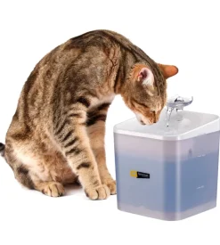 Fontana d'acqua per cani e gatti ferplast "ares" con indicatore led