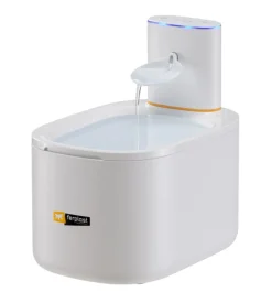 Fontana d'acqua per cani e gatti ferplast "astra" bianca con sensore di movimento