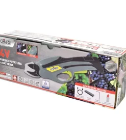 Forbice da potatura a batteria kombo taglio 12 mm 4v 2ah