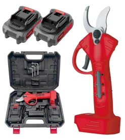 Forbice da potatura a batteria armour&danforth taglio 25 mm 2 batterie 20v 1,5 ah