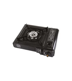 Fornello a gas "cook 150" nero 1 bruciatore
