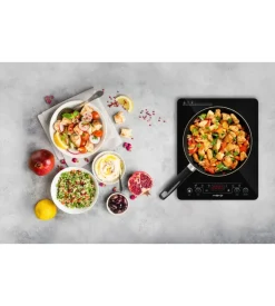 Fornello da campeggio elettrico brunner "hot point induction" in vetroceramica 1 fuoco 28x35x4,6 cm