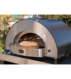 Forno pizza a gas alfa "classico" colore nero 4 pizze