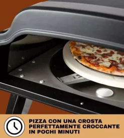 Forno pizza a gas arnold "stromboli" nero 1 pizza