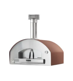 Forno pizza a gas fontana "mangiafuoco" colore rosso 4 pizze