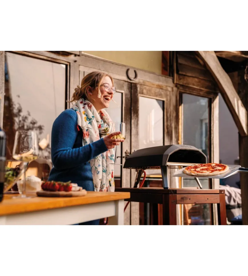 Forno pizza a gas portatile ooni "koda 12" nero 1 pizza