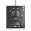 Forno pizza a legna ad incasso fontana "inc qv 80x54" colore antracite 2/3 pizze