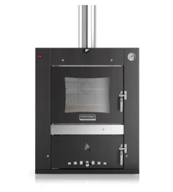 Forno pizza a legna ad incasso fontana "people" colore antracite 1 pizza