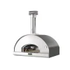 Forno pizza a legna fontana "mangiafuoco" colore antracite 4 pizze