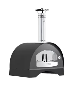 Forno pizza a legna fontana "ischia" colore antracite 2 pizze