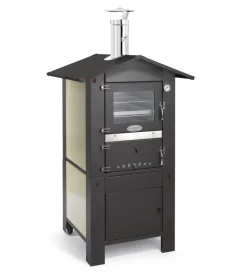 Forno pizza a legna fontana "italia" colore antracite 1 pizza