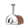 Forno pizza a legna fontana "margherita" colore rosso 2 pizze