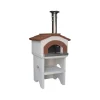 Forno pizza a legna in cemento linea vz "garden chef" 94x103x207 cm