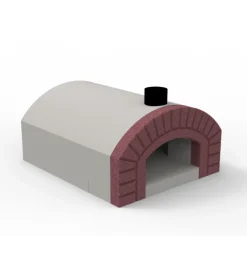 Forno pizza a legna linea vz "sorrento" in refrattario 5 pizze