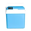 Frigo portatile elettrico da campeggio easy system blu con adattatore 24 lt