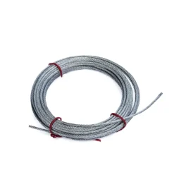 Fune per argani 49 fili ø 2,4 mm. in acciaio zincato 9 mt.