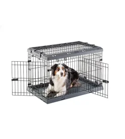 Gabbia box  per cani pieghevole "superior 90", 77x51x55 cm - ferplast