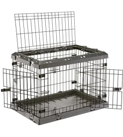 Gabbia box  per cani pieghevole 