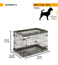 Gabbia box  per cani pieghevole 