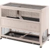 Gabbia per conigli in legno "cottage large", 129x70x104,5 cm - ferplast