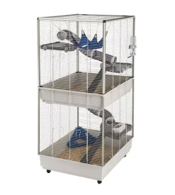Gabbia per furetti su due piani "tower", 75x80x161 cm - ferplast